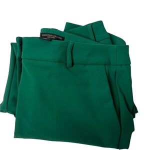Christian Siriano Emerald Green Pants